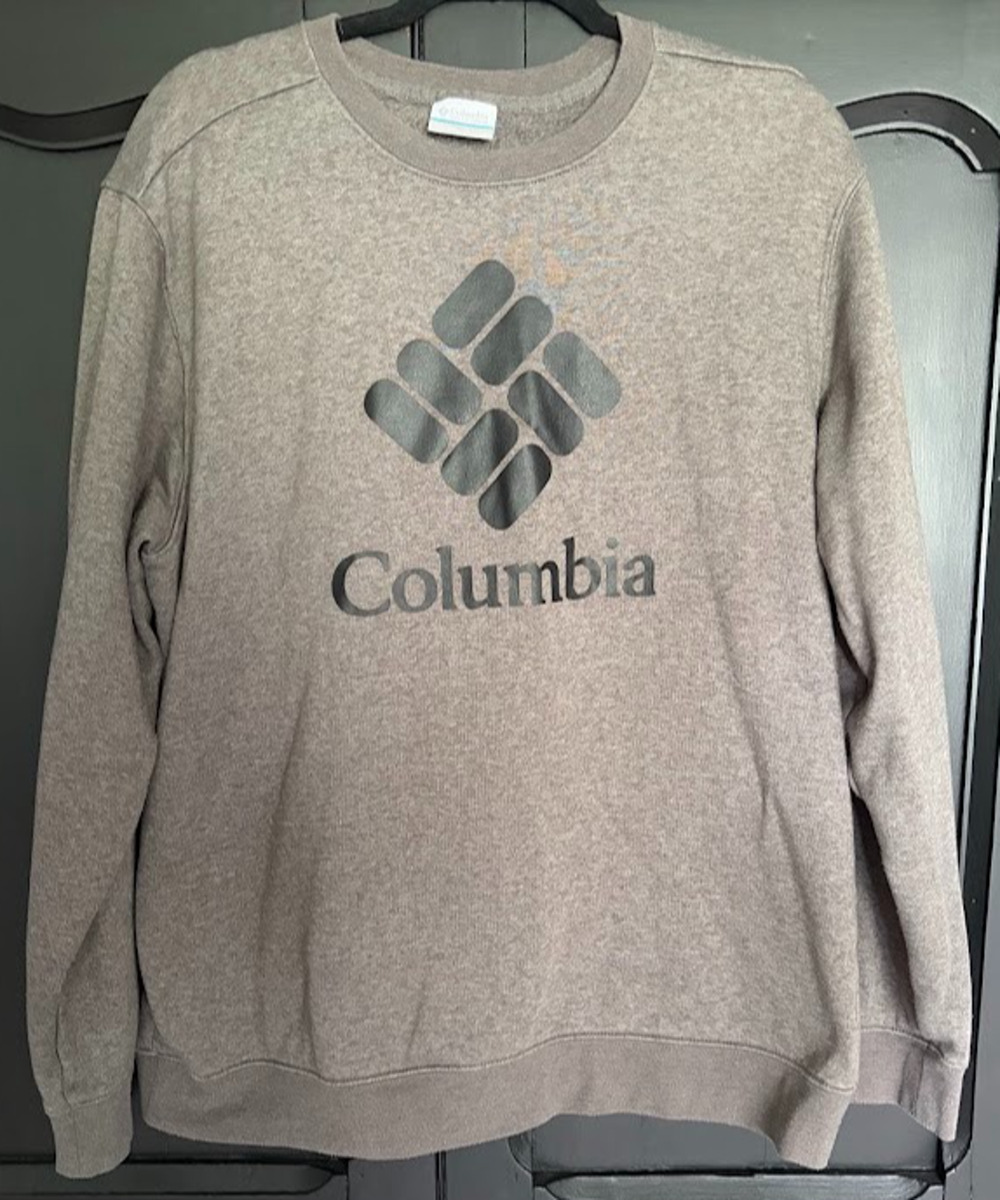 Columbia Gray Sweatshirt Pullover Size Large